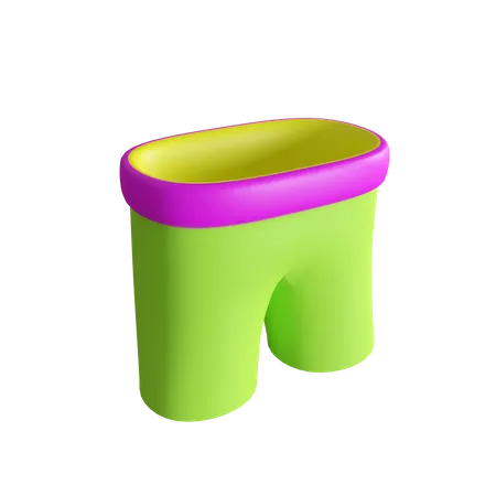 Calças curtas  3D Icon