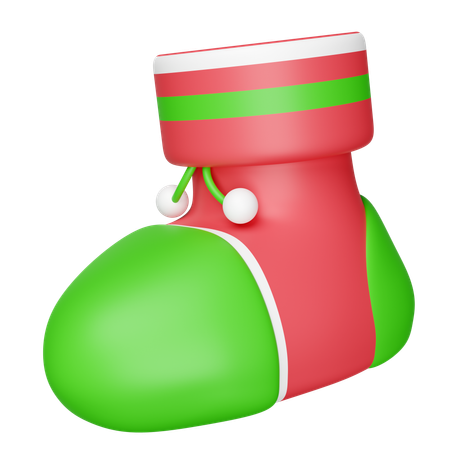 Calcetín de navidad  3D Icon