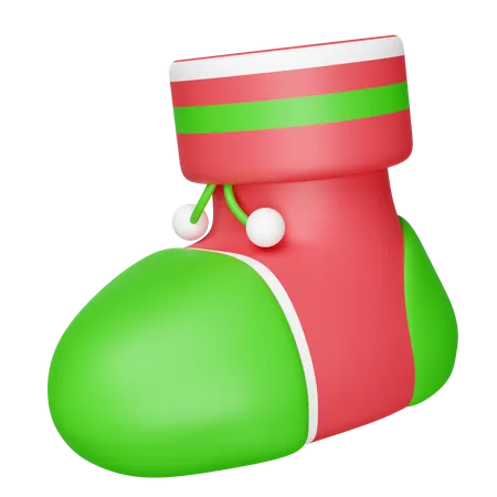 Calcetín de navidad  3D Icon