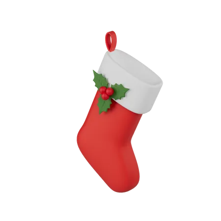 Calcetín de navidad  3D Icon