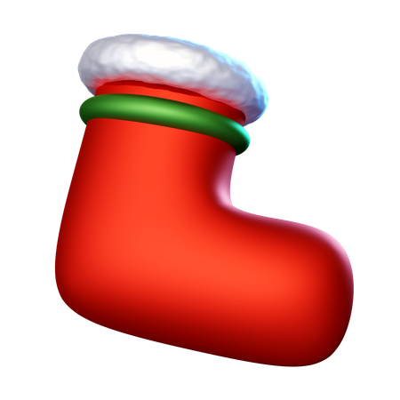 Calcetín de navidad  3D Icon