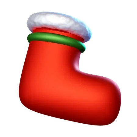 Calcetín de navidad  3D Icon