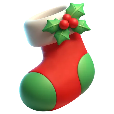 Calcetín de navidad  3D Icon