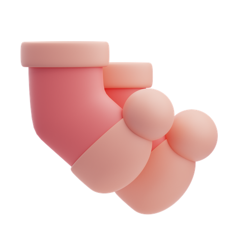 Calcetines de bebé  3D Icon