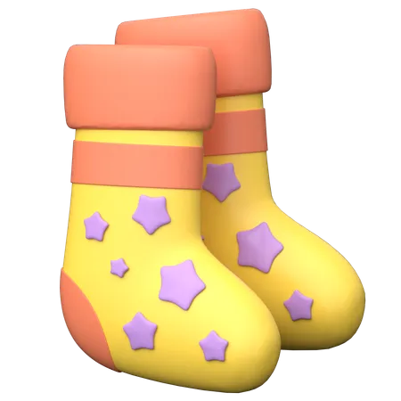 Calcetines de bebé  3D Icon