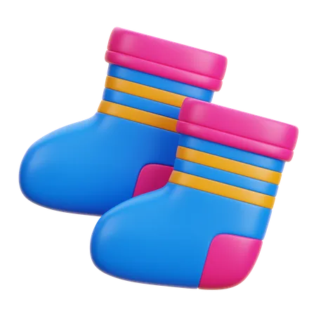 Calcetines de bebé  3D Icon