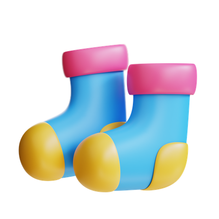 Calcetines de bebé  3D Icon