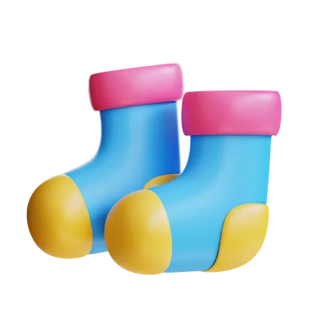 Calcetines de bebé  3D Icon