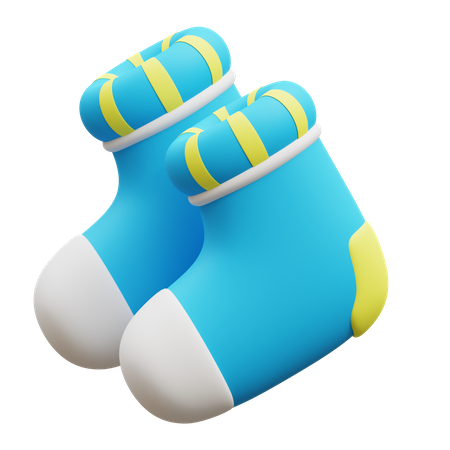 Calcetines de bebé  3D Icon