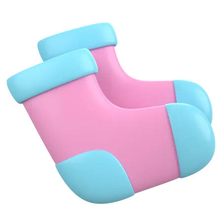 Calcetines de bebé  3D Icon