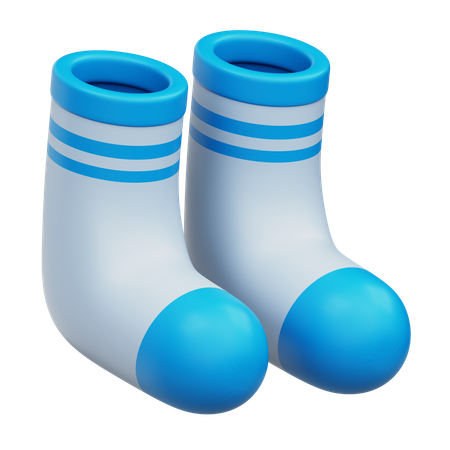 Calcetines de invierno  3D Icon