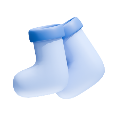 Calcetines de invierno helados  3D Icon