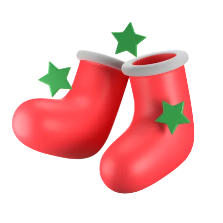 Calcetines de navidad  3D Icon