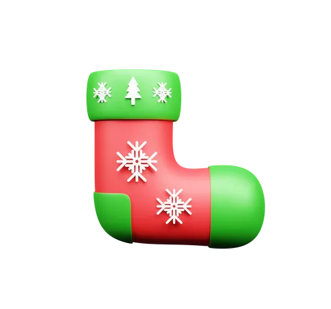 Calcetines de navidad  3D Icon