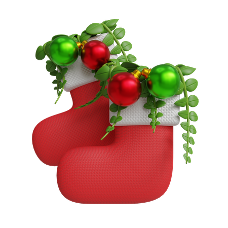 Calcetines de navidad  3D Icon