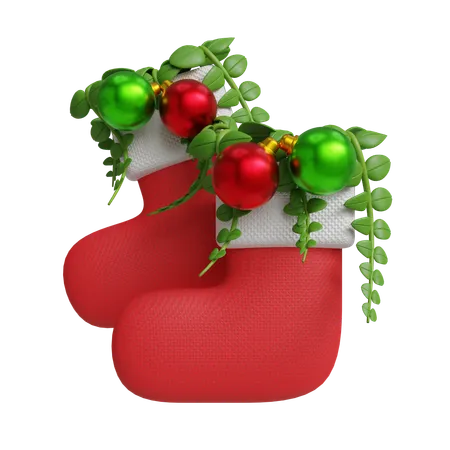 Calcetines de navidad  3D Icon