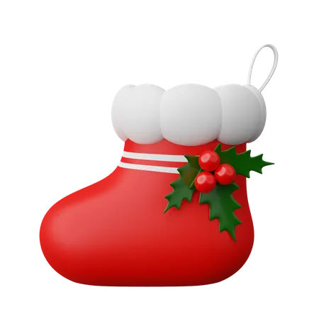 Calcetines de navidad  3D Icon