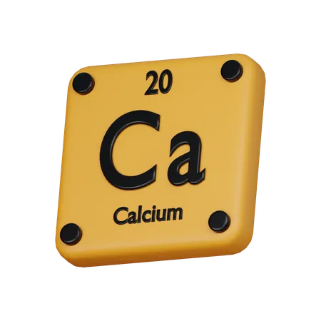 Calcium Element 3 D Icon 3D Icon