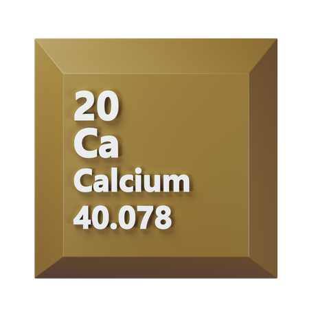 칼슘  3D Icon