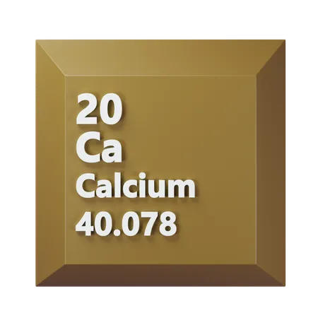 Calcium  3D Icon