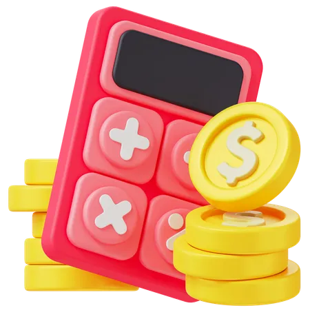 Calcul  3D Icon