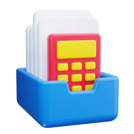 Calcul  3D Icon