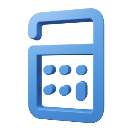 Calculateur  3D Icon