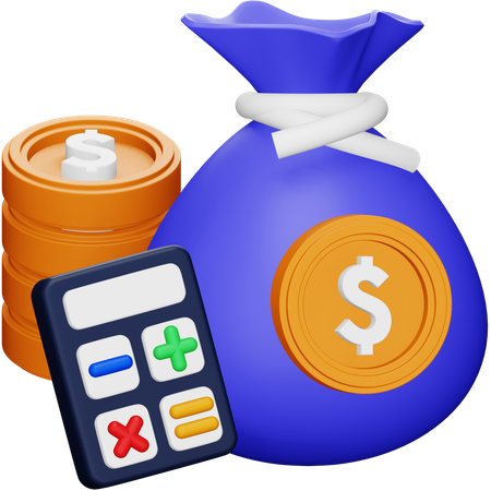 Calcul  3D Icon