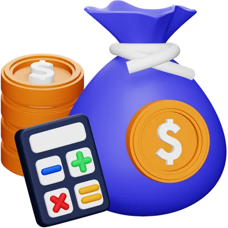 Calcul  3D Icon