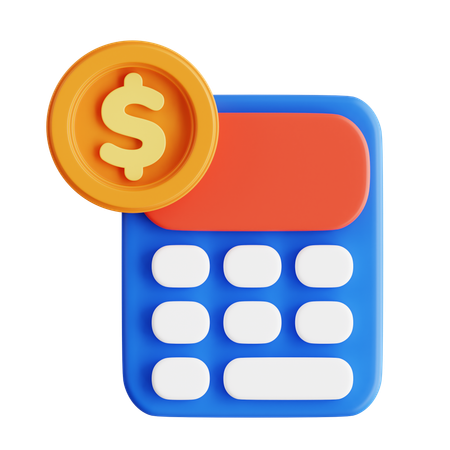 Calcul budgétaire  3D Icon