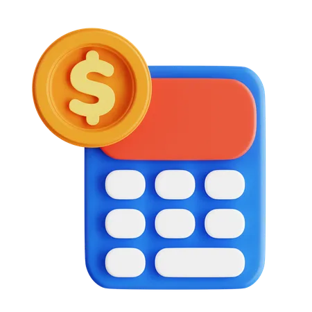 Calcul budgétaire  3D Icon