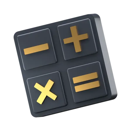 Calcul budgétaire  3D Icon