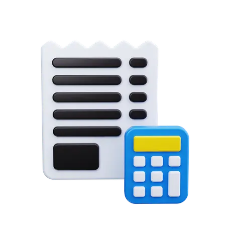 Calcul budgétaire  3D Icon