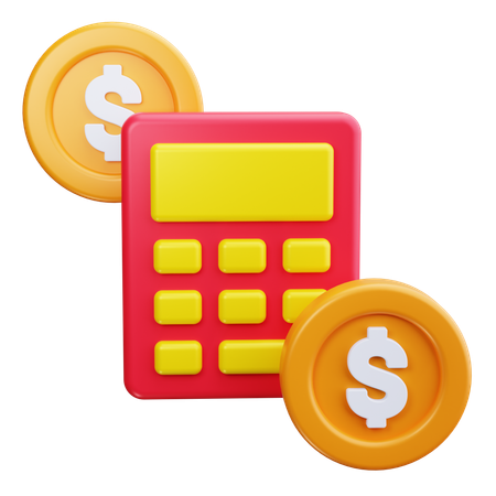 Calcul budgétaire  3D Icon