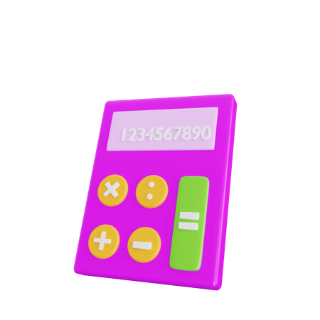 Calcul budgétaire  3D Icon