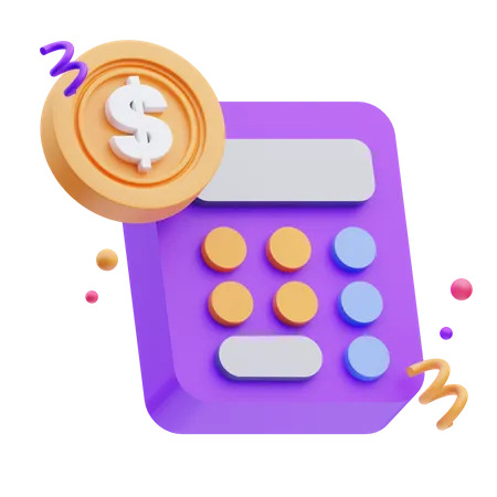 Calcul budgétaire  3D Icon