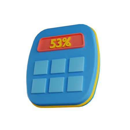 Calcul budgétaire  3D Icon