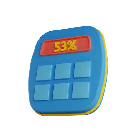 Calcul budgétaire  3D Icon