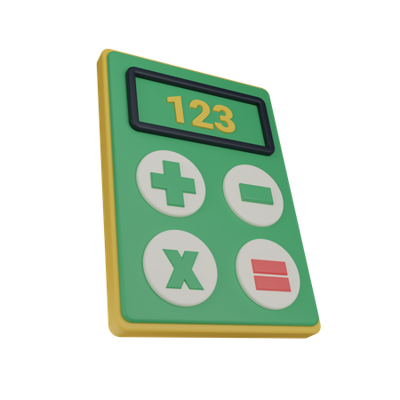 Calcul budgétaire  3D Icon