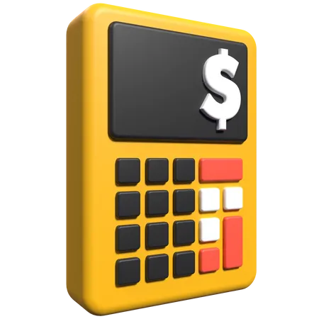 Calcul budgétaire  3D Icon