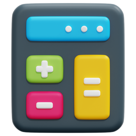 Calcul budgétaire  3D Icon