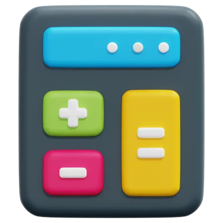 Calcul budgétaire  3D Icon