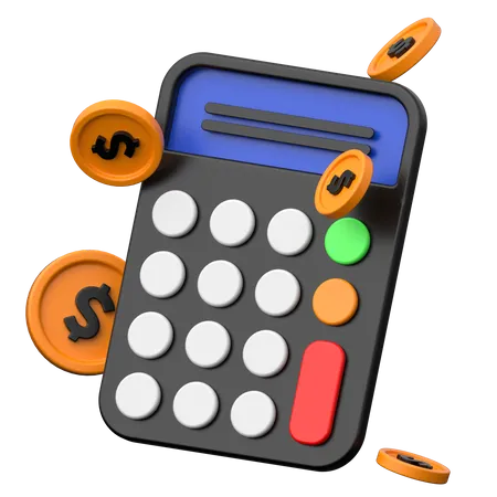 Calcul budgétaire  3D Icon