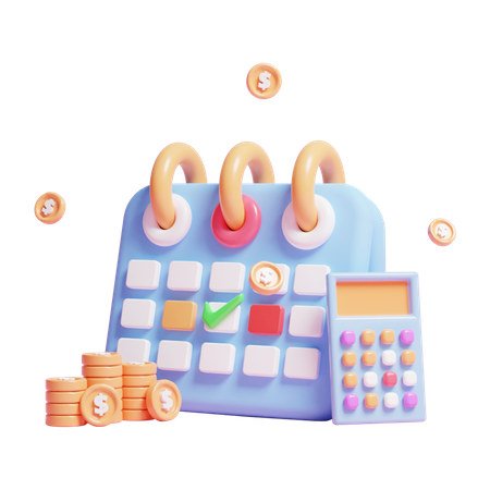 Calcul budgétaire  3D Icon