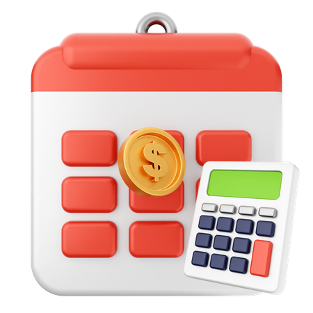 Calendrier de calcul  3D Icon