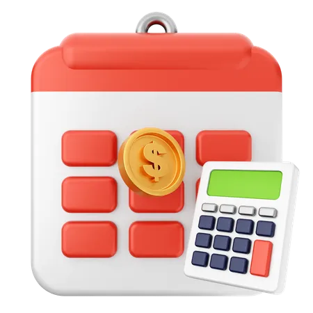 Calendrier de calcul  3D Icon