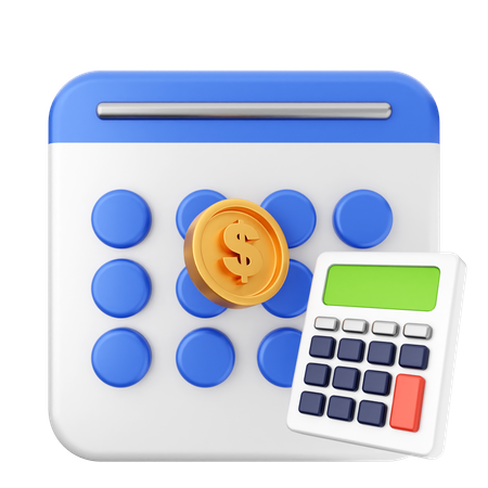 Calendrier de calcul  3D Icon