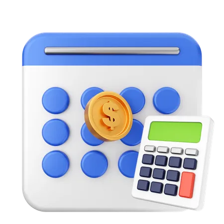 Calendrier de calcul  3D Icon