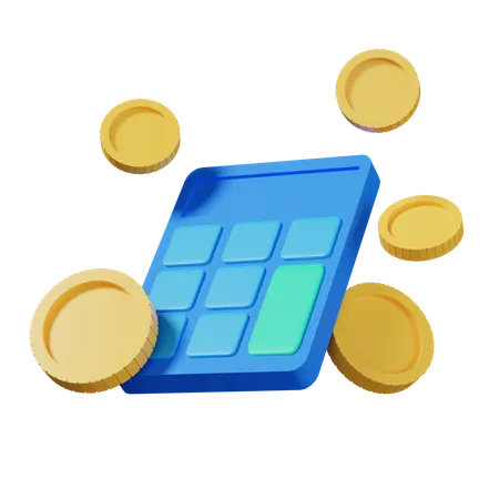 Calcul d'argent  3D Icon