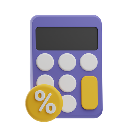 Calcul du crédit  3D Icon